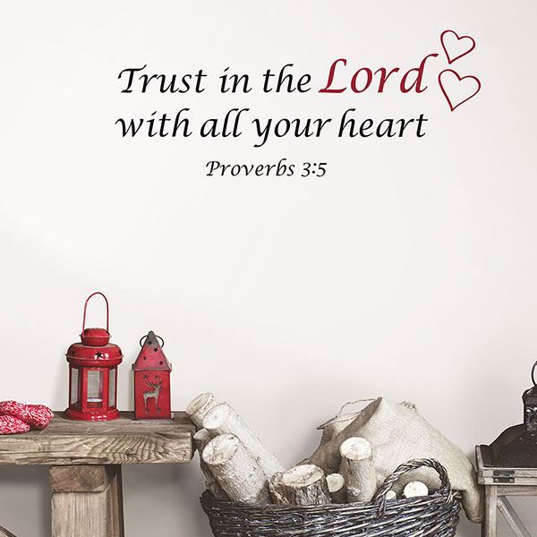 Picture of Trust Wall Quote Decals