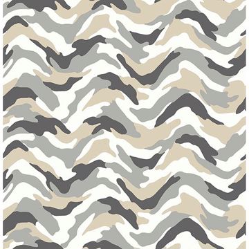 Picture of Stealth Grey Camo Wave Wallpaper