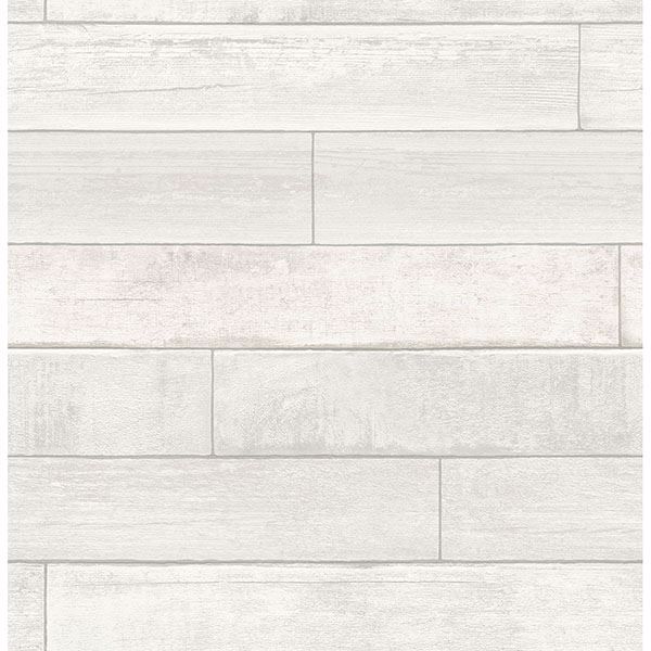 Picture of Wallace White Timber Wallpaper