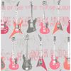 Picture of Richards Pink Rock Star Guitar Stripe Wallpaper