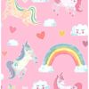 Picture of Elora Pink Unicorn Wonderland Wallpaper