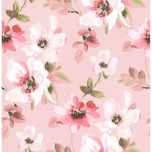Picture of Reign Pink Bouquet Wallpaper