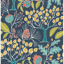 Picture of Groovy Garden Navy Peel & Stick Wallpaper