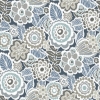 Picture of Dream On Navy Peel & Stick Wallpaper