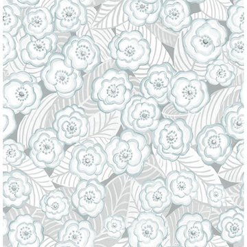 Show details for Oopsie Daisy Grey Peel & Stick Wallpaper