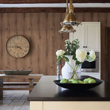 Show details for Appalachian Brown Wooden Planks Wallpaper