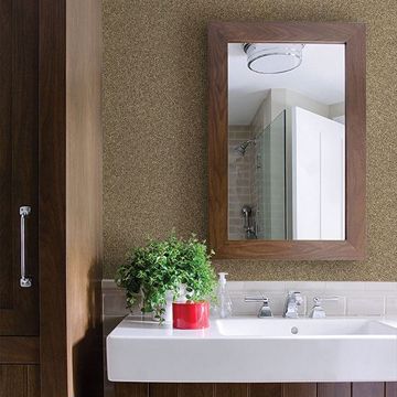 Show details for Klamath Light Brown Asphalt Wallpaper