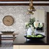 Picture of Wrangell Cream Stacked Slate Wallpaper 