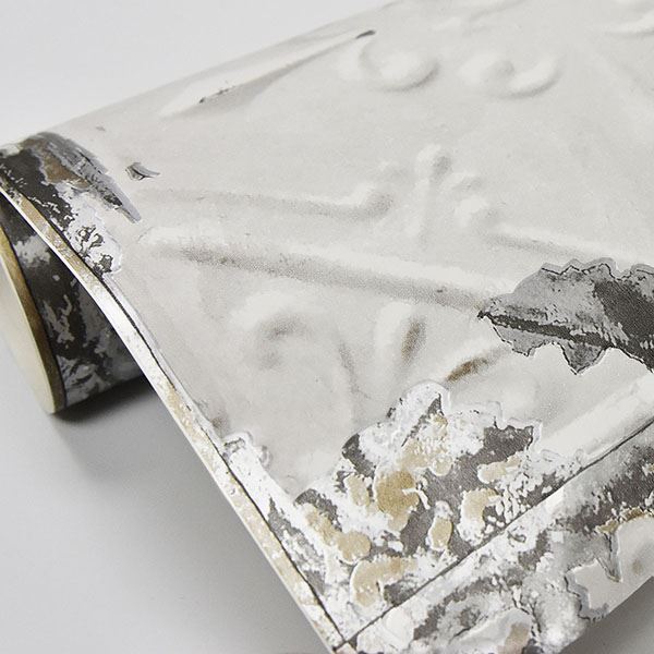 NU2086 Vintage Tin Tile Peel & Stick Wallpaper by NuWallpaper