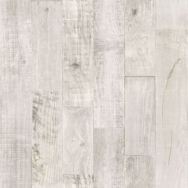 Picture of Chebacco Light Grey Wooden Planks Wallpaper