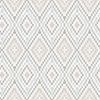 Picture of Ganado Grey Geometric Ikat Wallpaper