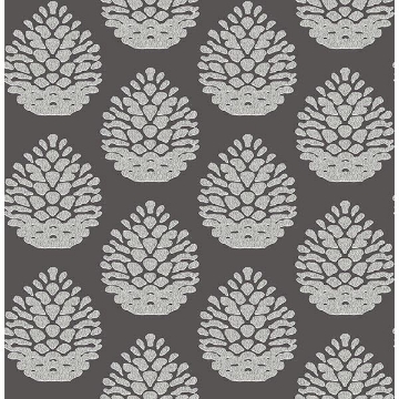 Picture of Totem Taupe Pinecone Wallpaper