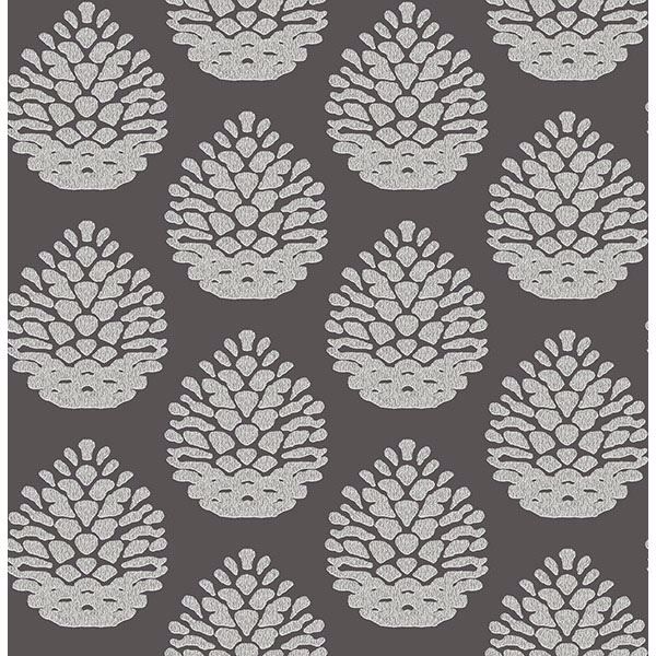 Picture of Totem Taupe Pinecone Wallpaper