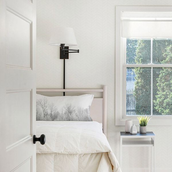 311825094 Bison OffWhite Herringbone Wallpaper by Chesapeake