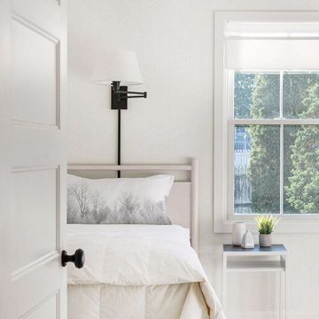 Show details for Bison Off-White Herringbone Wallpaper