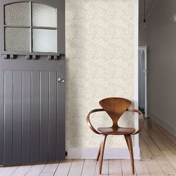 Show details for Ana Cream Floral Wallpaper