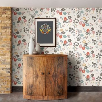 Show details for Jona Multicolor Trail Wallpaper