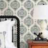 Picture of Adele Green Damask Wallpaper