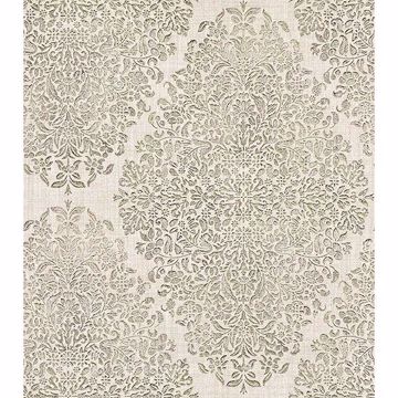 Picture of Dis Neroz Ivory Damask Wallpaper