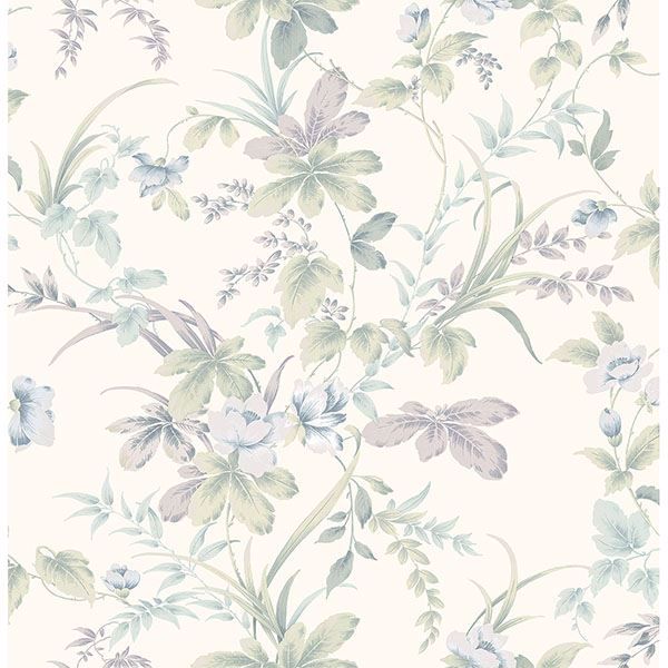 Picture of Begg Rock Off-White Botanical Wallpaper