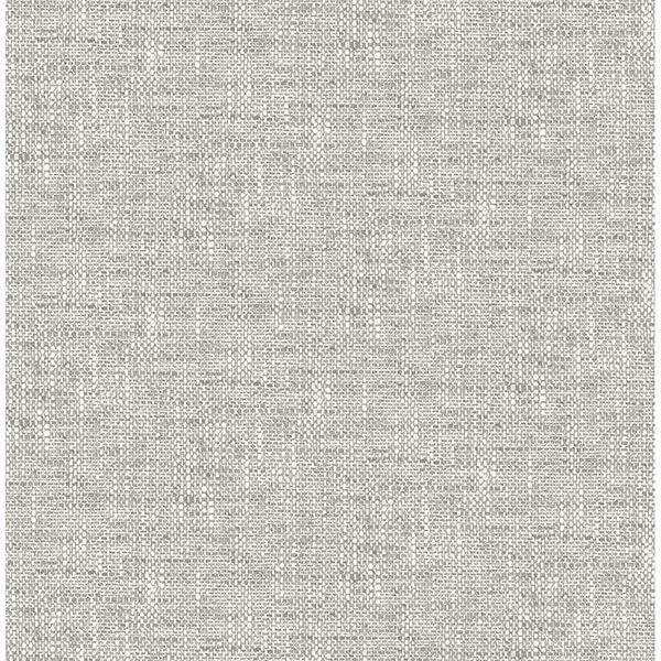 NU2873 - Grey Poplin Texture Peel and Stick Wallpaper - by 