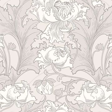 Picture of Siri Grey Floral Wallpaper