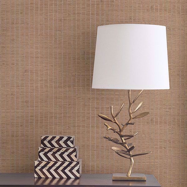 Picture of Xiao Hong Light Brown Grasscloth