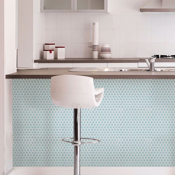 NH2959 Penny Tile Peel & Stick Backsplash by InHome