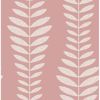 Picture of Sandnes Coral Leaf Stripe Wallpaper