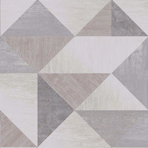 Picture of Exeter Grey Geometric Wallpaper