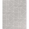 Picture of Ina Silver Geometric Wallpaper