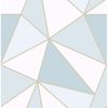 Picture of Apex Blue Geometric Wallpaper