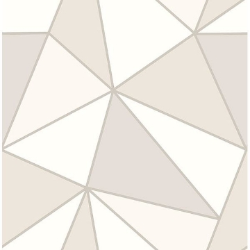 Picture of Apex Taupe Geometric Wallpaper