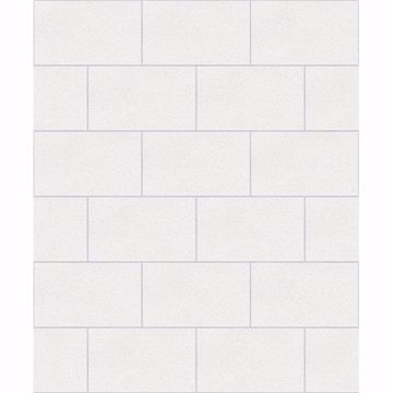 Picture of Neale White Subway Tile Wallpaper