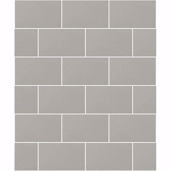 2814-M1123 - Neale Light Grey Subway Tile Wallpaper - by Advantage