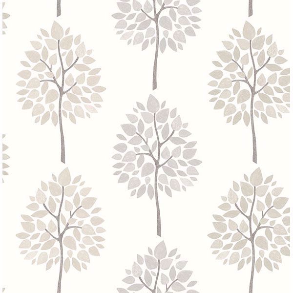 Picture of Ceres Grey Tree Wallpaper
