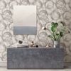 Picture of Yorick Grey Distressed Circle Wallpaper