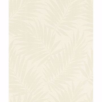 Picture of Regan Ivory Palm Fronds Wallpaper