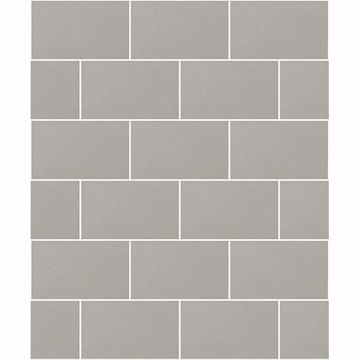 Picture of Angelo Grey Subway Tile Wallpaper