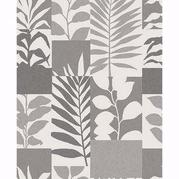 Show details for Goneril Grey Botanical Geometric Wallpaper