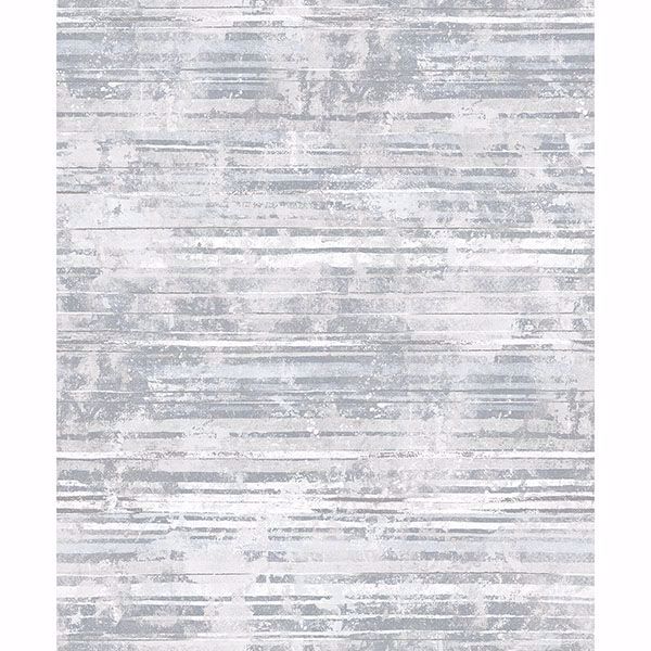 Picture of Makayla Grey Distressed Stripe Wallpaper