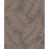 Picture of Edomina Dark Brown Palm Wallpaper