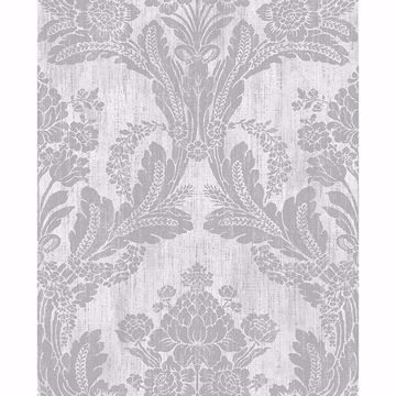 Picture of Zemi Ivory Damask Wallpaper