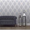 Picture of Pascale Light Grey Medallion Wallpaper
