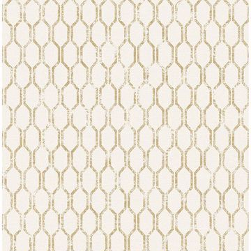 Picture of Elodie Gold Geometric Wallpaper