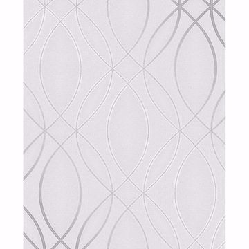 Picture of Lisandro Light Grey Geometric Lattice Wallpaper