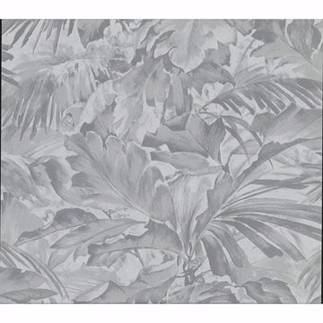 Picture of Boyce Grey Botanical Wallpaper