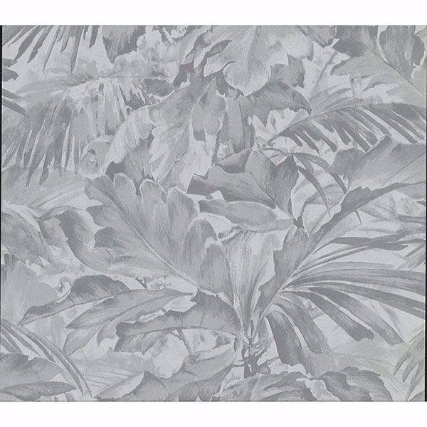 Picture of Boyce Grey Botanical Wallpaper