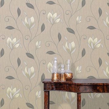 Show details for Anais Neutral Floral Trails Wallpaper