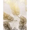 Picture of Clemente Gold Foil Feather Wallpaper